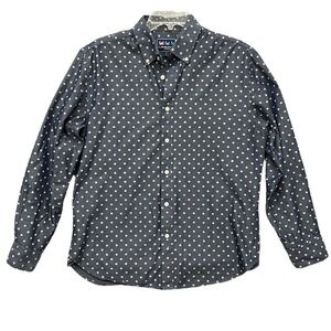 Charleston Threads Men’s Medium Chambray Button Down Long Sleeve Shirt Nautical